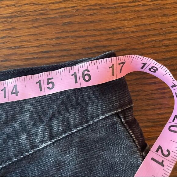 FRAME L’HOMME SLIM FIT MIDRISE BLACK NOIR SHRED JEANS‎ DISTRESSED SZ 33 NEW - Picture 8 of 10